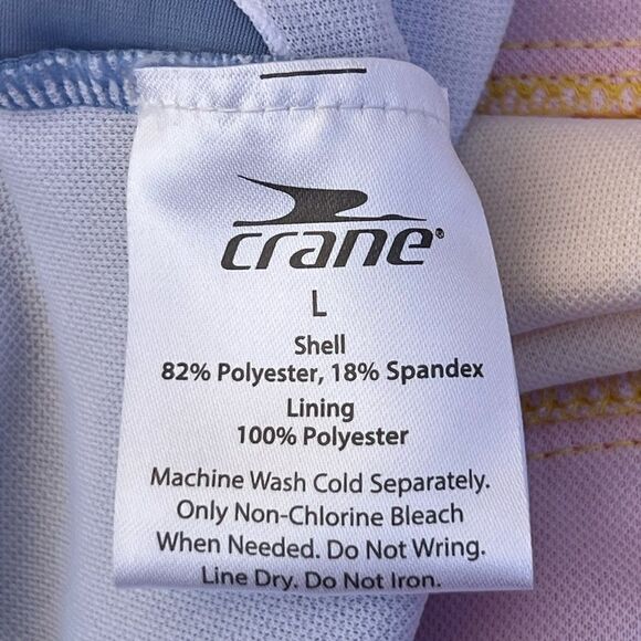 NWOT Crane 3 color block swimsuit Size Large - Picture 3 of 5